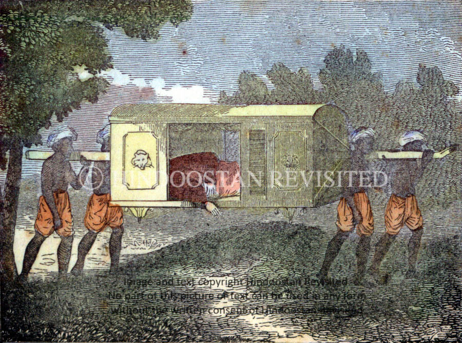 /data/Original Prints/The Thugs Collection/The Thugs Collection of  Hindoostan Revisited - TRAVELLING IN A PALANKEEN.jpg